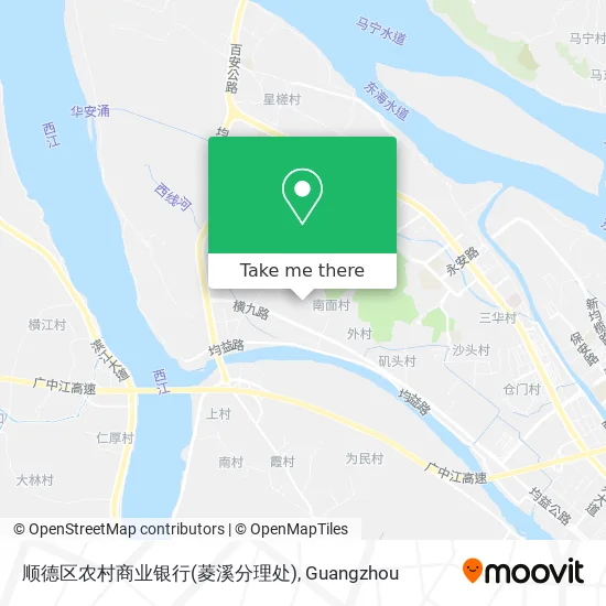 顺德区农村商业银行(菱溪分理处) map