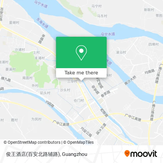 俊王酒店(百安北路辅路) map