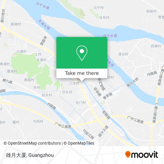 雄月大厦 map