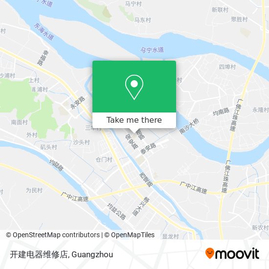 开建电器维修店 map