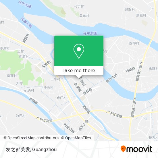 发之都美发 map