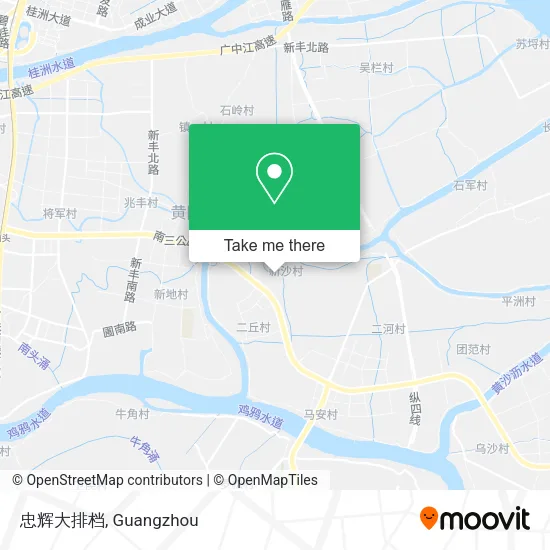忠辉大排档 map