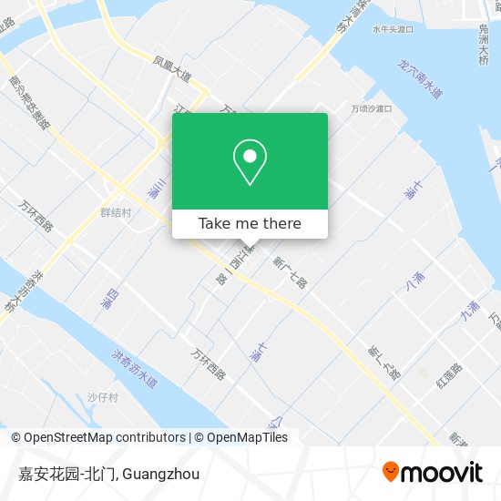 嘉安花园-北门 map