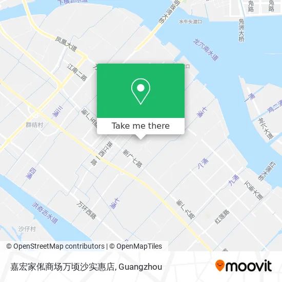 嘉宏家俬商场万顷沙实惠店 map