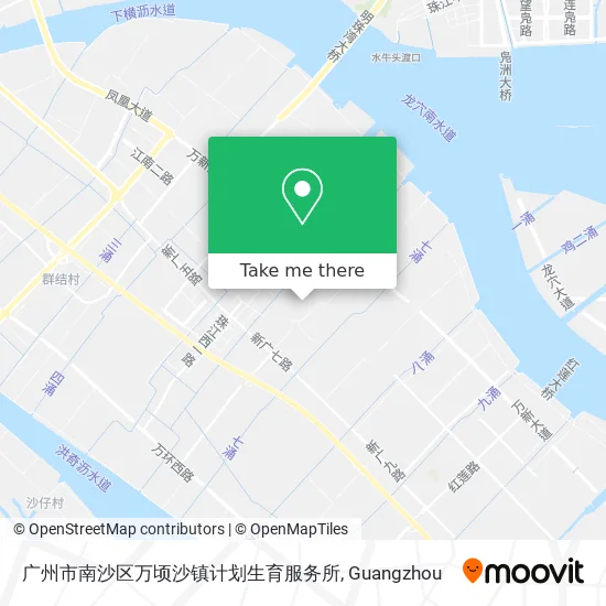 广州市南沙区万顷沙镇计划生育服务所 map