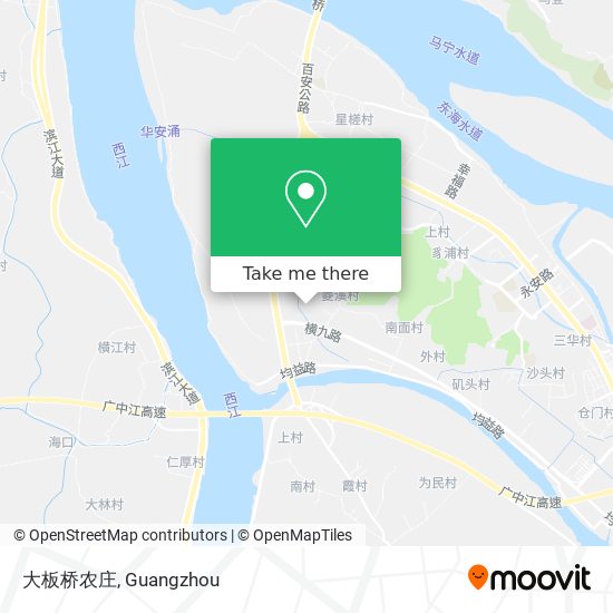 大板桥农庄 map