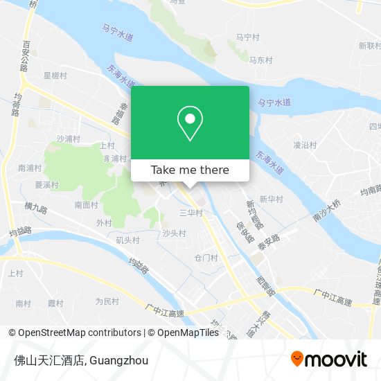 佛山天汇酒店 map