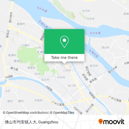 佛山市均安镇人大 map