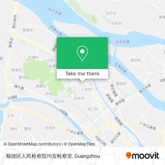 顺德区人民检察院均安检察室 map