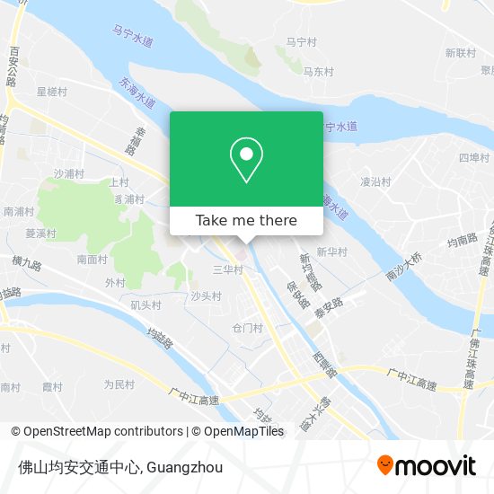 佛山均安交通中心 map
