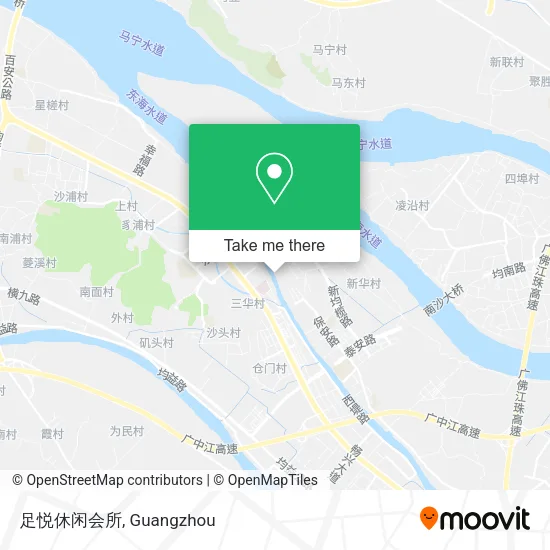 足悦休闲会所 map