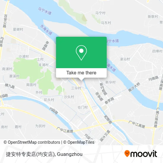 捷安特专卖店(均安店) map