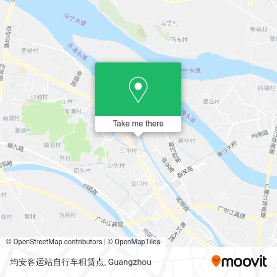 均安客运站自行车租赁点 map