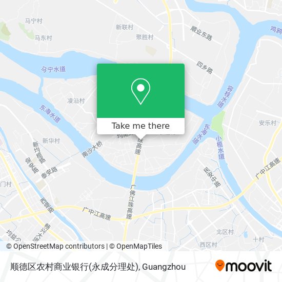 顺德区农村商业银行(永成分理处) map