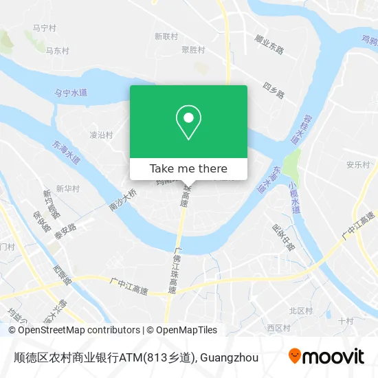 顺德区农村商业银行ATM(813乡道) map