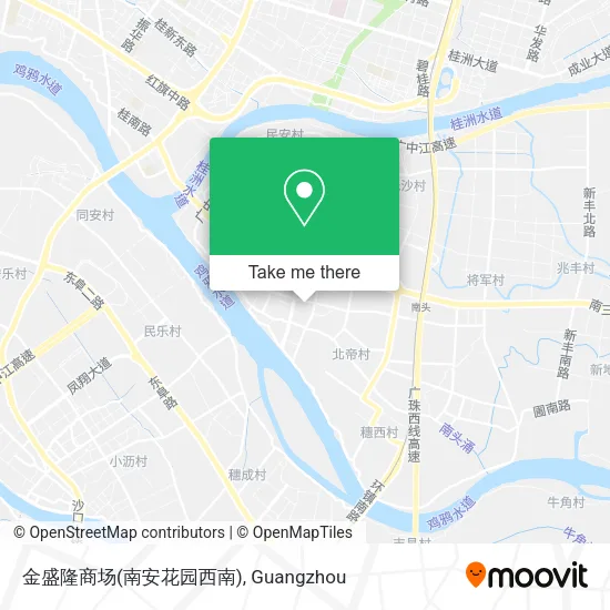 金盛隆商场(南安花园西南) map