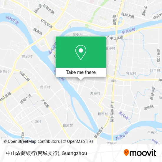 中山农商银行(南城支行) map