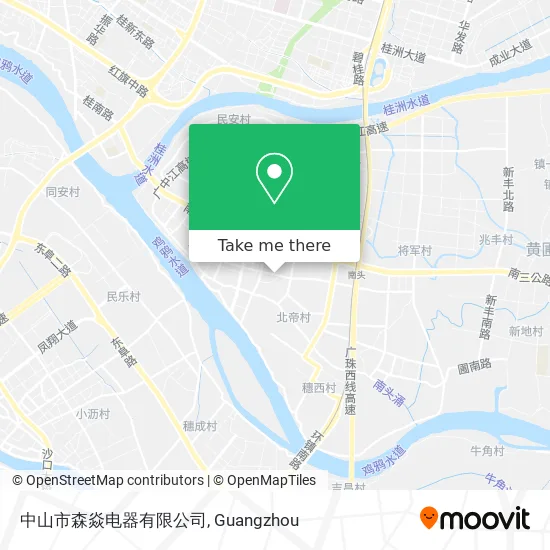 中山市森焱电器有限公司 map