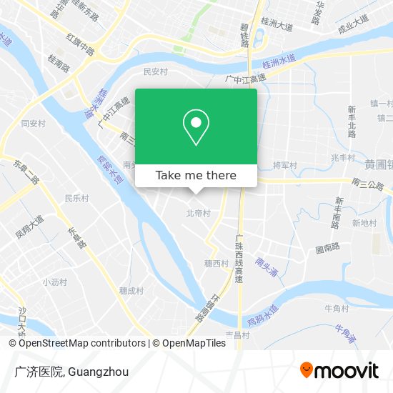 广济医院 map