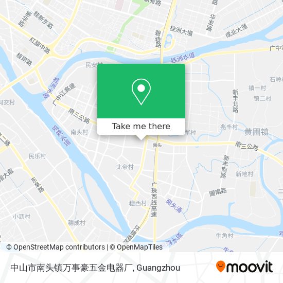 中山市南头镇万事豪五金电器厂 map