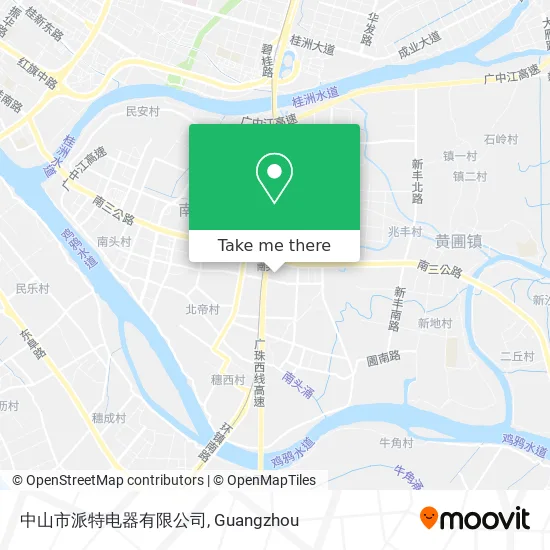 中山市派特电器有限公司 map