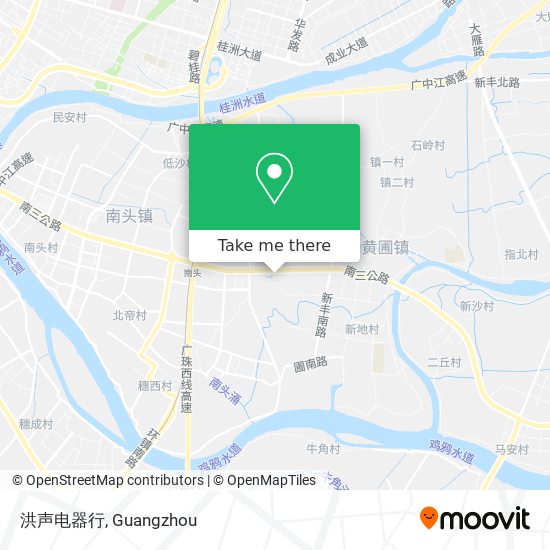 洪声电器行 map