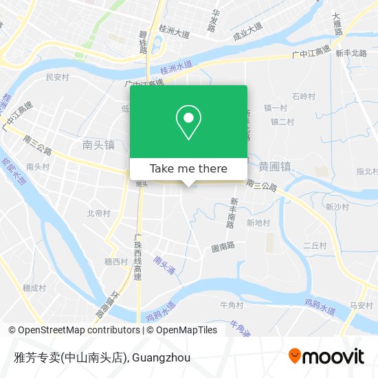 雅芳专卖(中山南头店) map