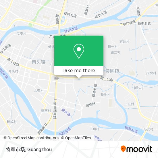 将军市场 map