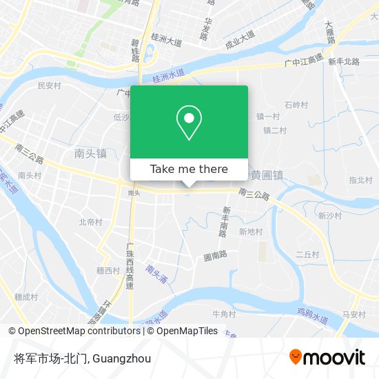 将军市场-北门 map