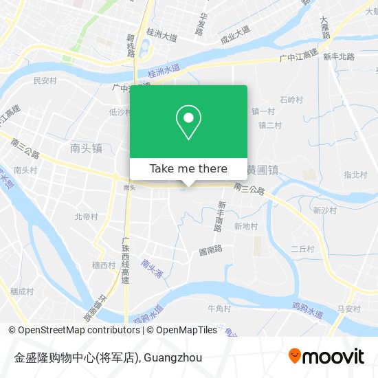 金盛隆购物中心(将军店) map