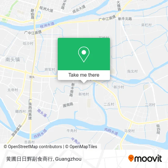 黄圃日日辉副食商行 map