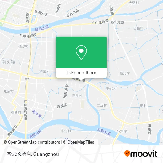 伟记轮胎店 map