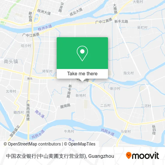 中国农业银行(中山黄圃支行营业部) map