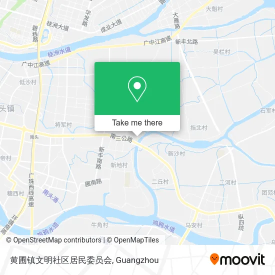 黄圃镇文明社区居民委员会 map