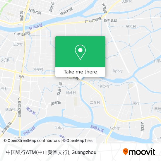 中国银行ATM(中山黄圃支行) map