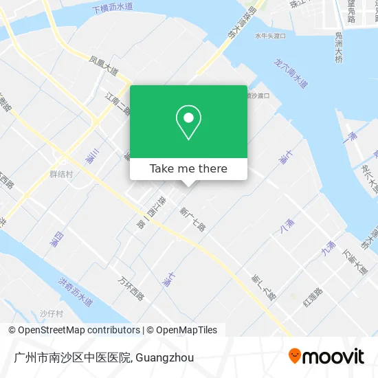 广州市南沙区中医医院 map
