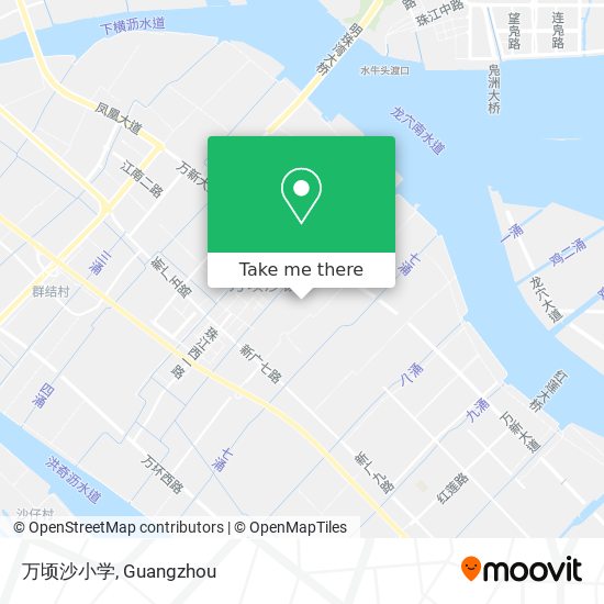 万顷沙小学 map