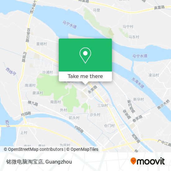 铭微电脑淘宝店 map