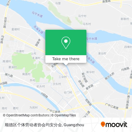 顺德区个体劳动者协会均安分会 map