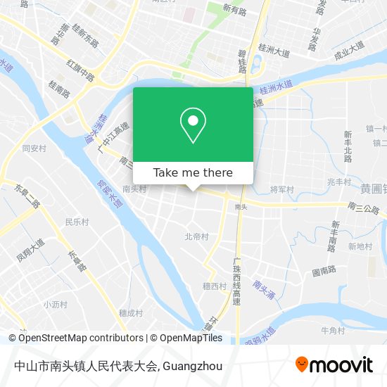 中山市南头镇人民代表大会 map