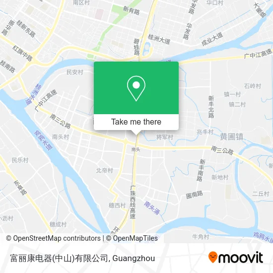 富丽康电器(中山)有限公司 map