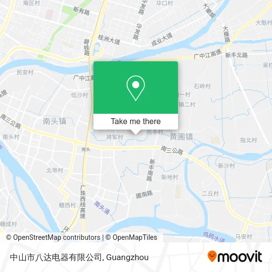中山市八达电器有限公司 map