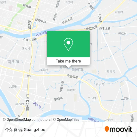 今荣食品 map