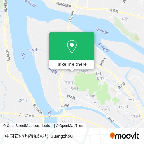 中国石化(均荷加油站) map