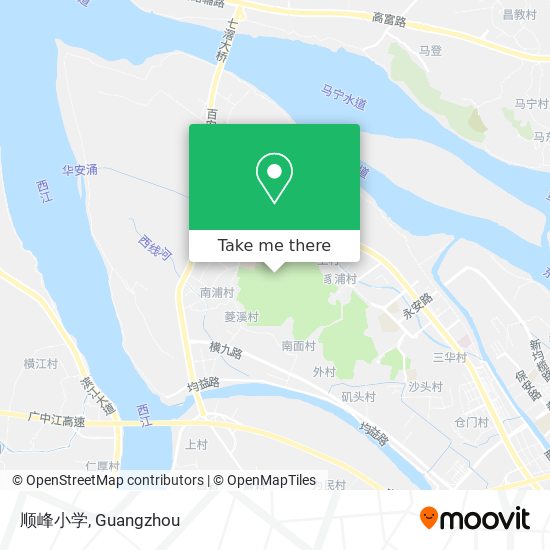 顺峰小学 map