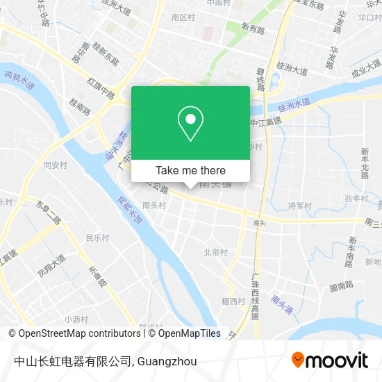 中山长虹电器有限公司 map