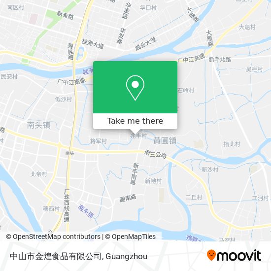 中山市金煌食品有限公司 map