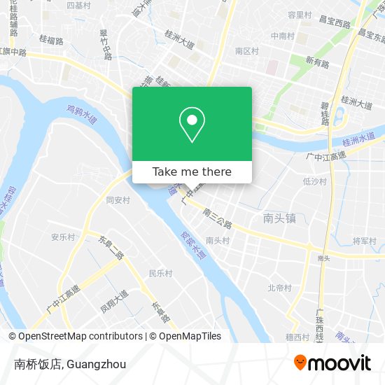 南桥饭店 map