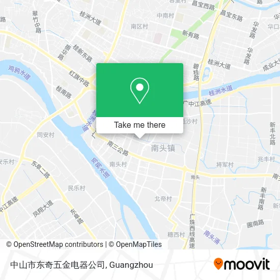 中山市东奇五金电器公司 map