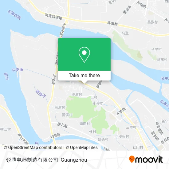 锐腾电器制造有限公司 map